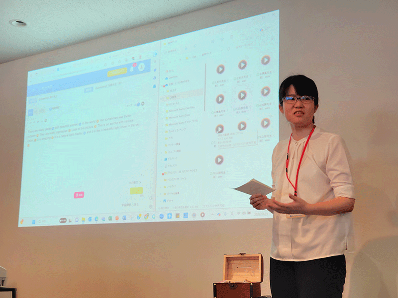 名古屋市立工芸高等学校 清水香名先生