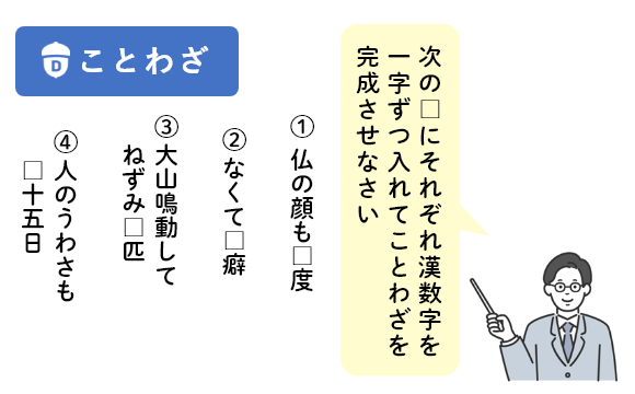 「ことわざ」教材イメージ