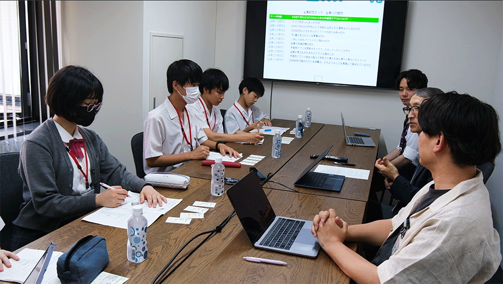 中部大学春日丘中学校 職場訪問受入レポート